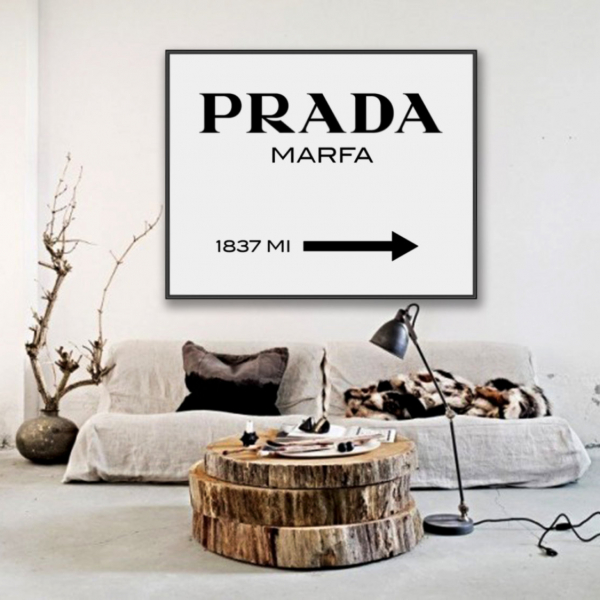 Постер Prada Marfa White-0