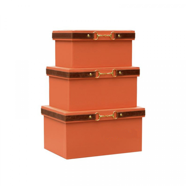 Коробка для хранения Hermes Orange-6532