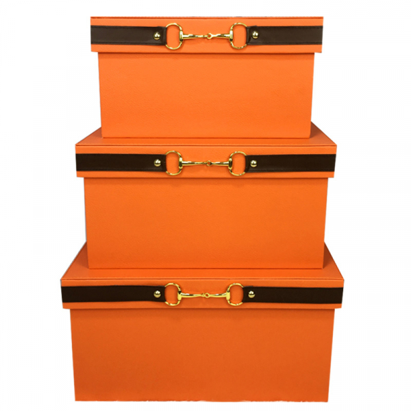 Коробка для хранения Hermes Orange-0