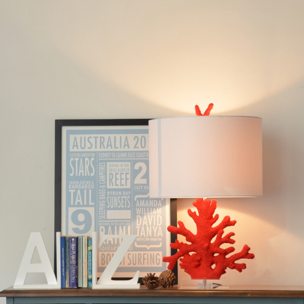 Настольная лампа Coral Red Neck-7189