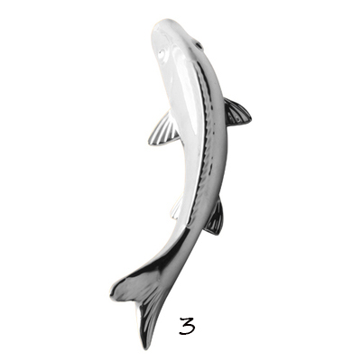 Настенный декор Fish Silver-7819