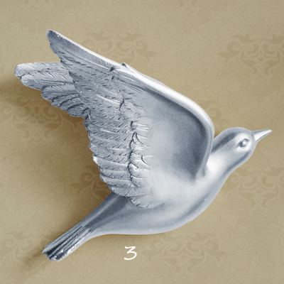 Настенный декор Birdy Silver-7505
