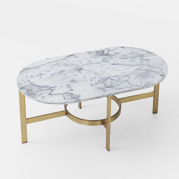 Кофейный столик Marble Oval-0