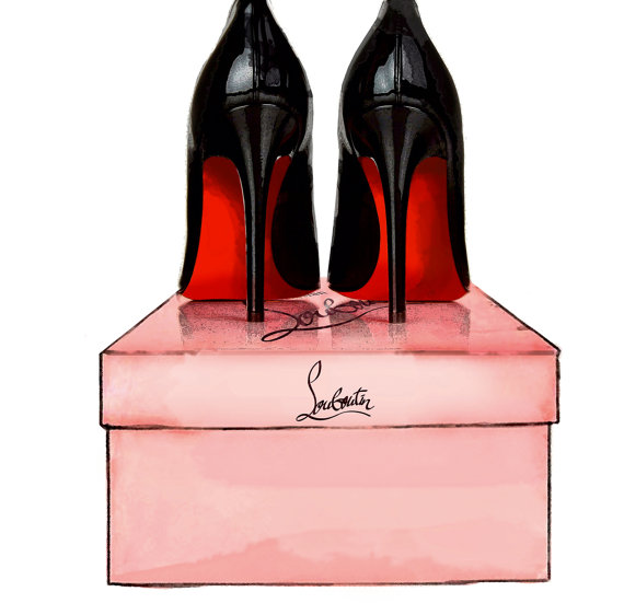 Постер Christian Louboutin Shoes HPDecor Бутик стильных предметов интерьера