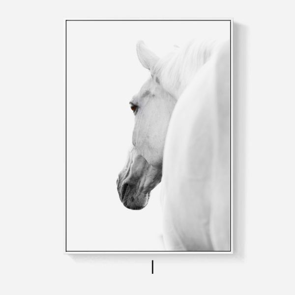 Картина в раме Horses White-11412