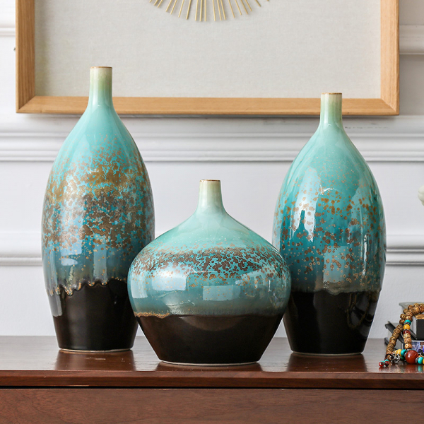 Набор из трех ваз Emerald Collection-11586