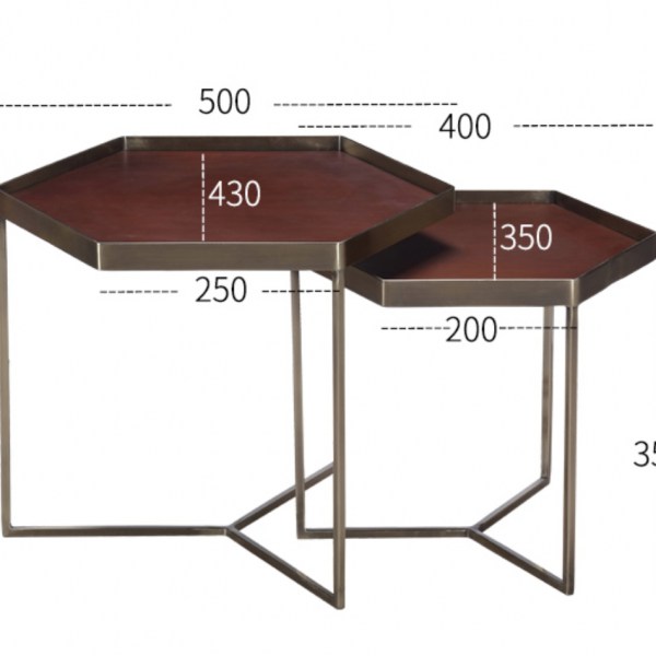 Набор из двух кофейных столиков Larita-14201