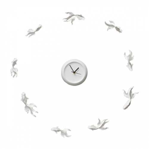 Часы Fish clock-0