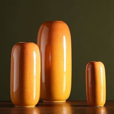 Набор из трех ваз Orange Bliss