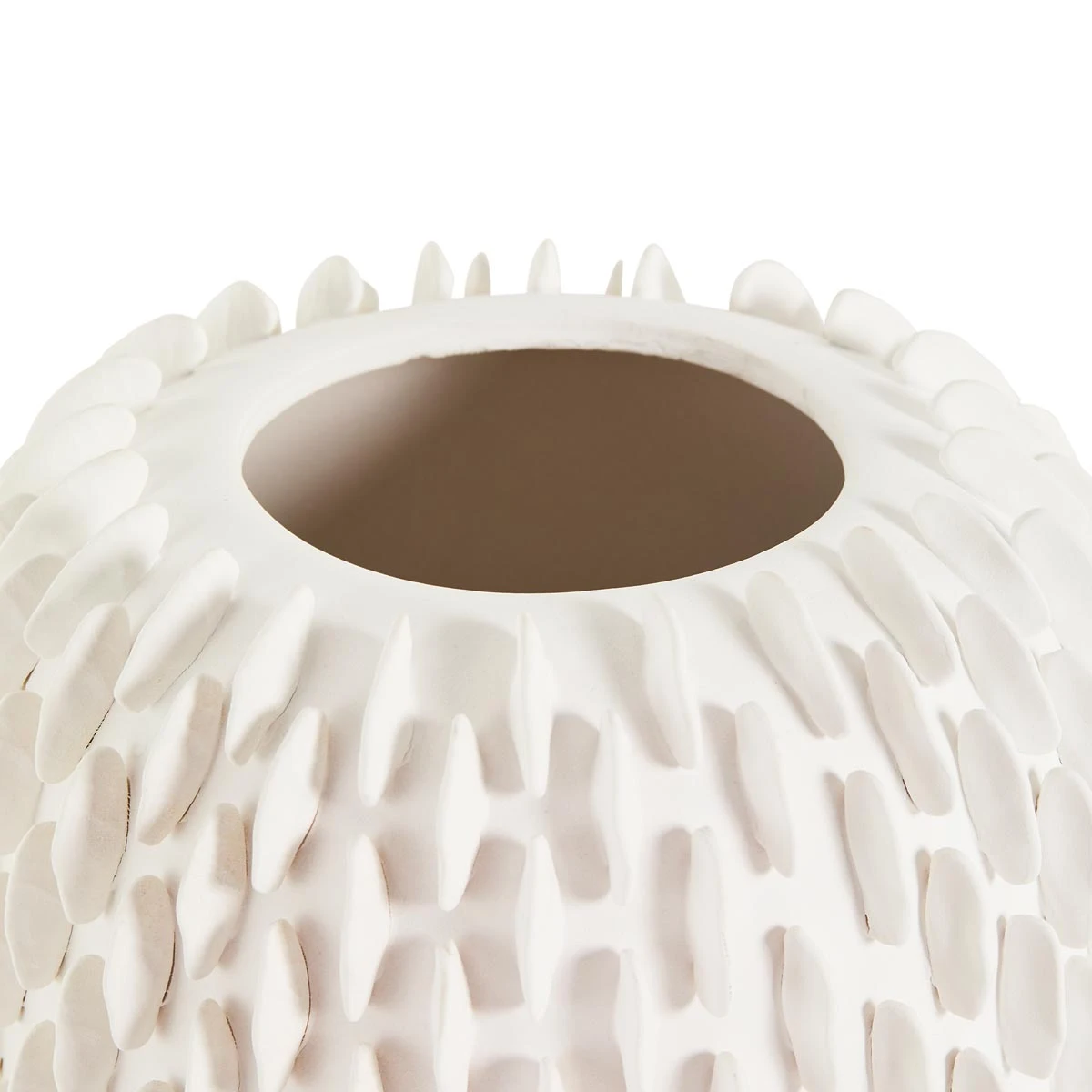 белая ваза из керамики Botanica-0