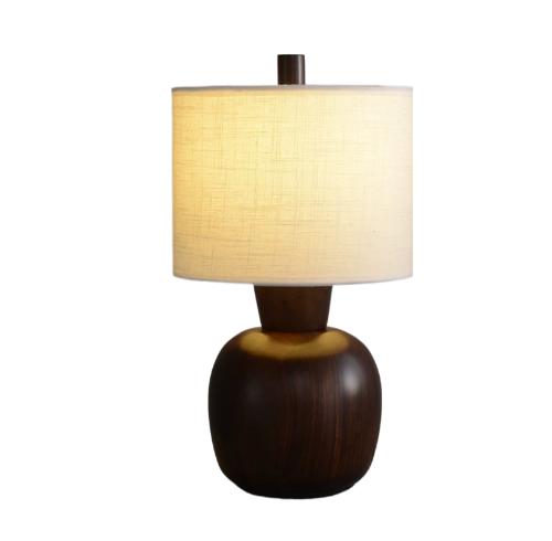 деревянная лампа