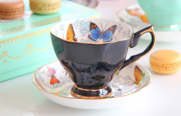 Чайная пара ButterFly Story Black