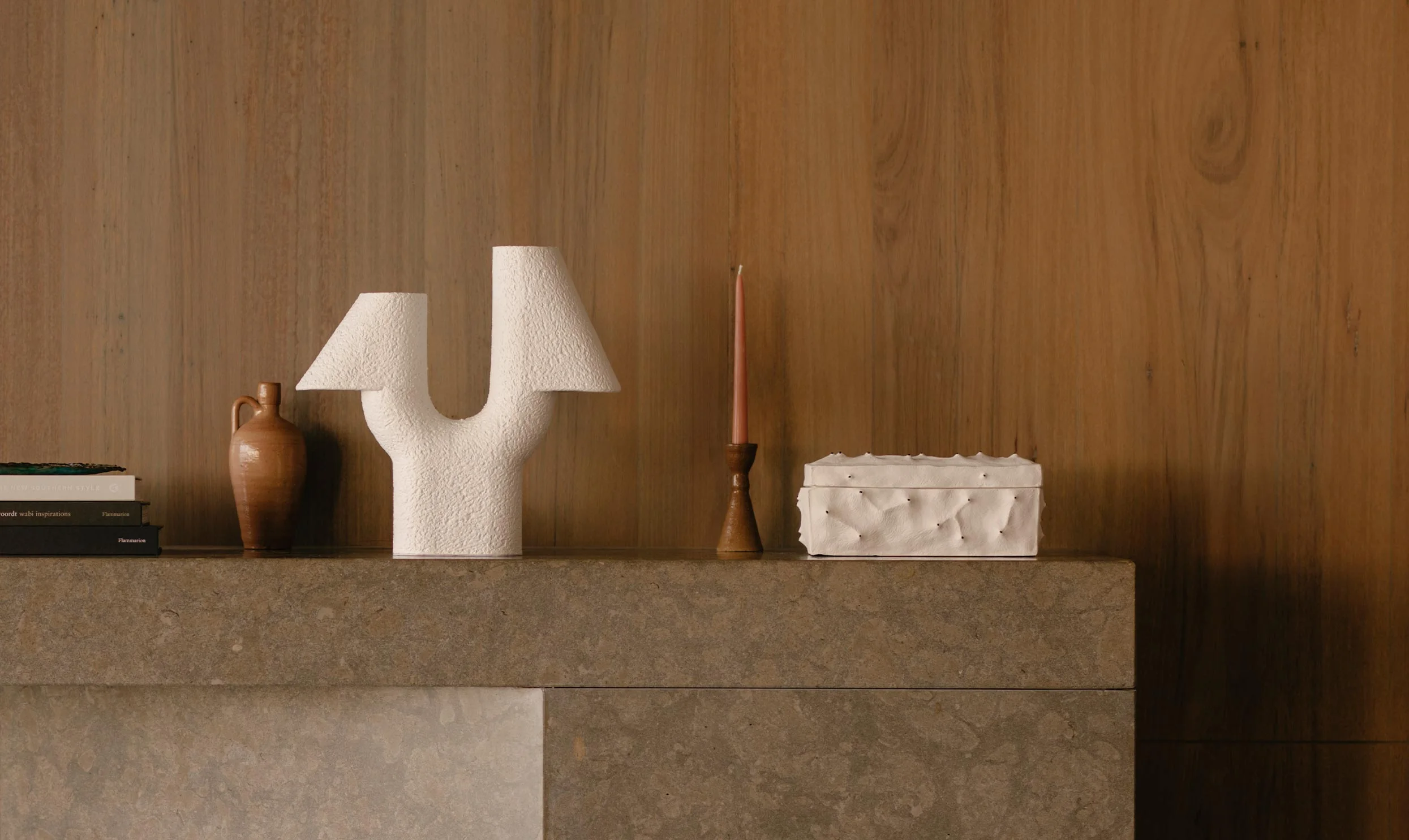 Декоративная емкость White Storage Box Large