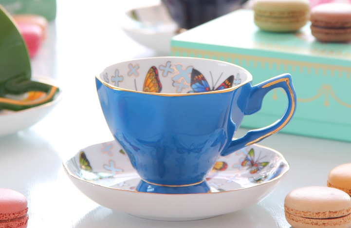 Чайная пара ButterFly Story Blue