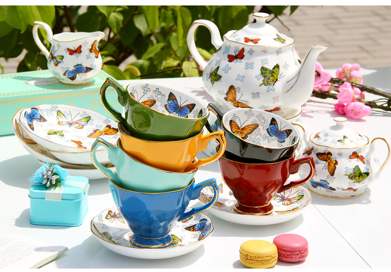 Чайная пара ButterFly Story Red
