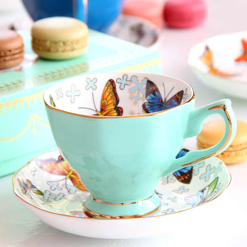 Чайная пара ButterFly Story Mint