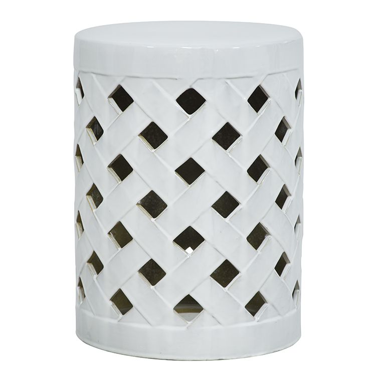 Керамический табурет Stella White