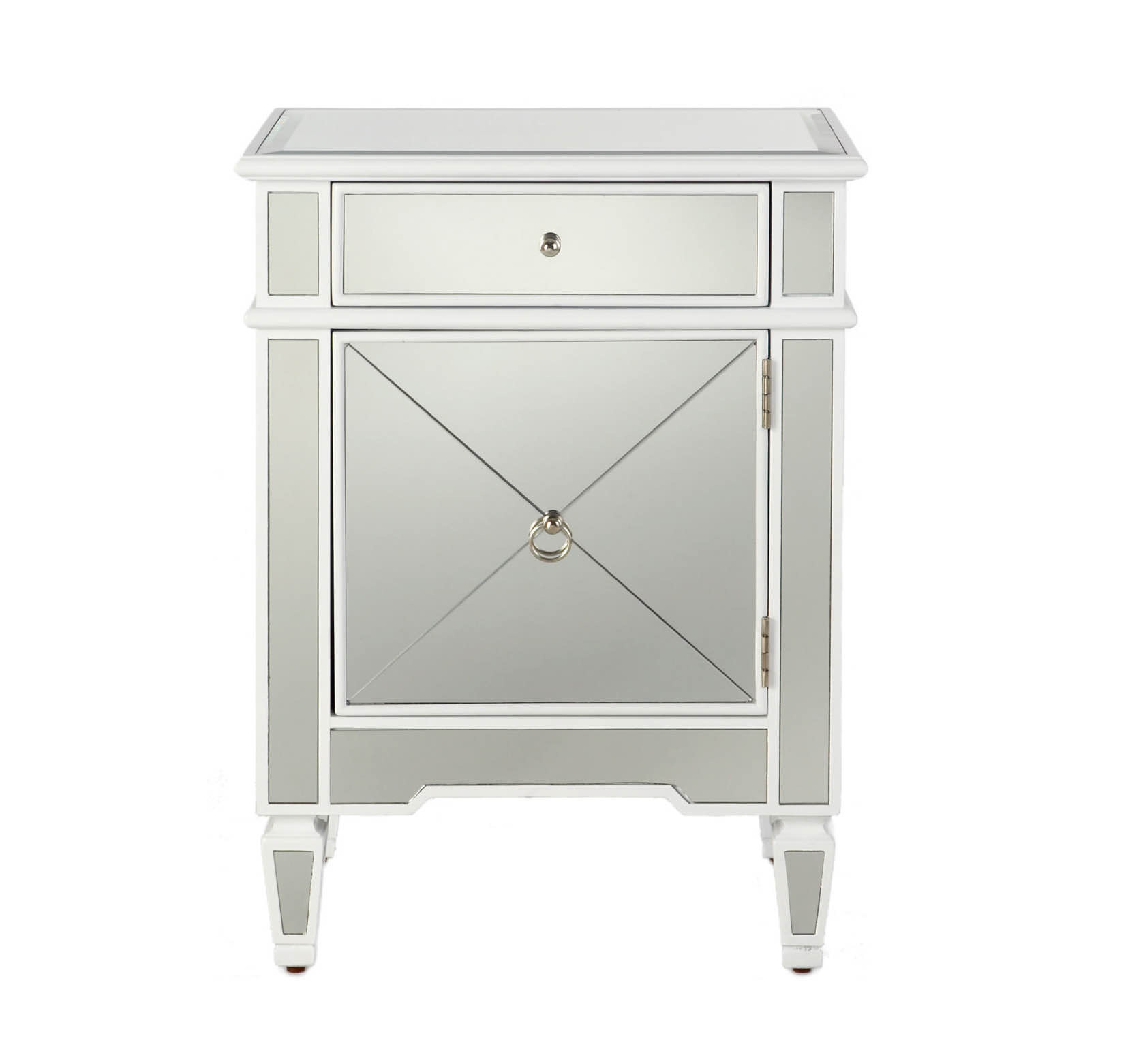 Зеркальная Тумба Anabelle White