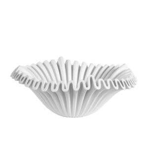 ваза белая для фруктов